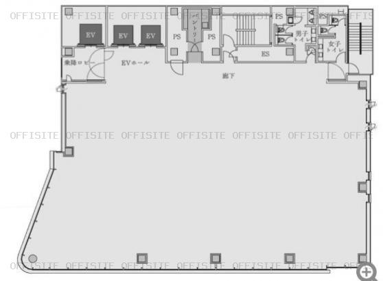 仮）八重洲通計画ビルの基準階（3～12階）
