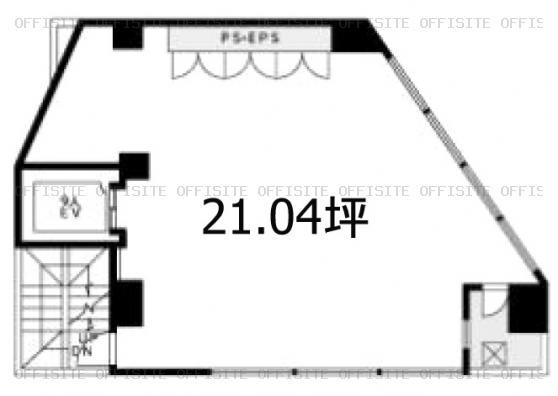 バルビゾン８６の基準階（2階～5階）平面図