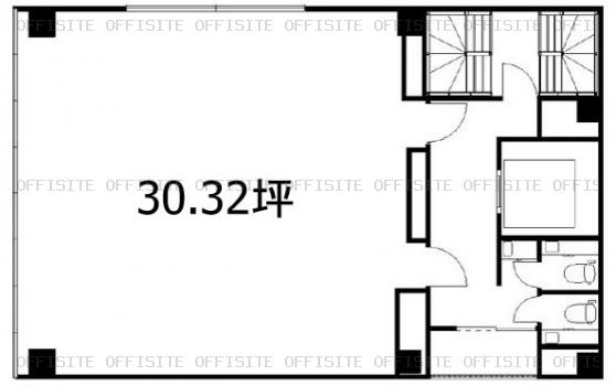 ＮＥＷＳ京橋の基準階(2階～9階) 平面図