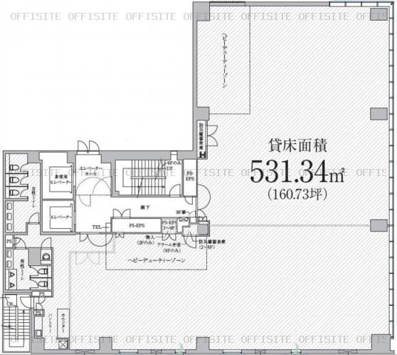 ＰＭＯ銀座Ⅱビルの3～8階