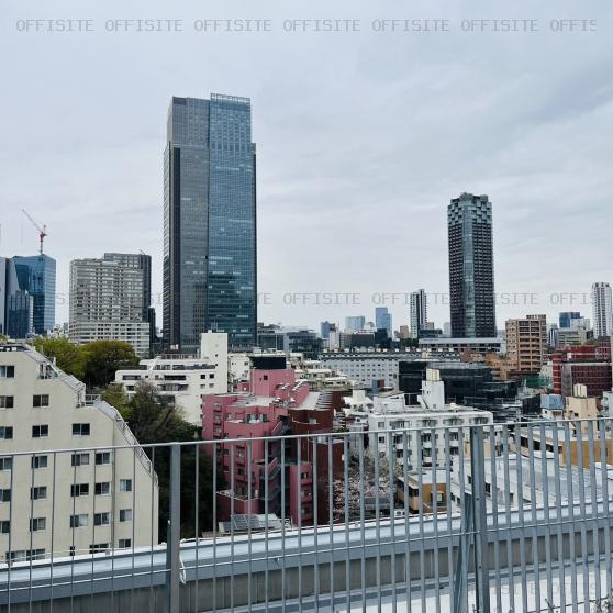 赤坂メープルヒルの屋上テラスからの眺望