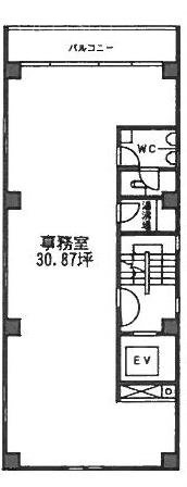 田中電線ビル7F 間取り図