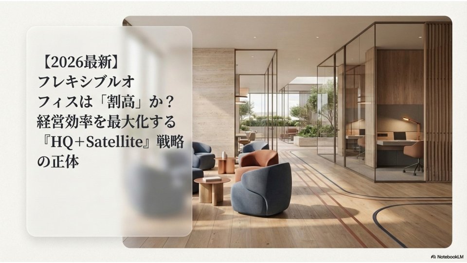 『HQ+Satellite』戦略の正体、フレキシブルオフィスは「割高」か? 経営効率を最大化する