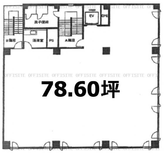 協販ビルの基準階（2階～5階）