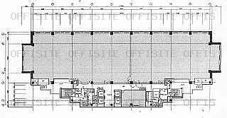 六本木ファーストビルの基準階平面図