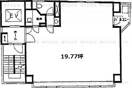 湯島３３１５（ＹＵＳＨＩＭＡ３３１５）ビルの4階～7階平面図