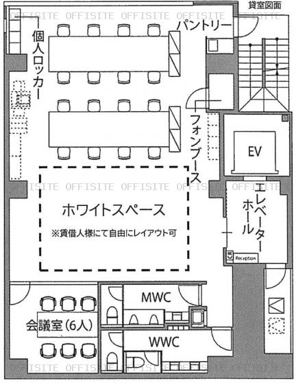 Ｂｉｚｆｌｅｘ東京八重洲ビルの3～8階