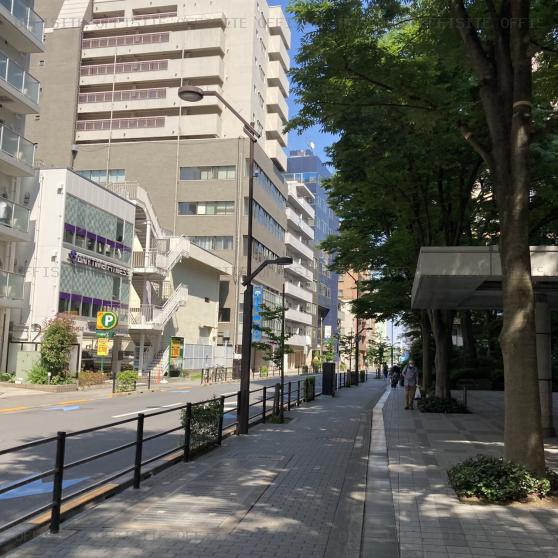藤澤ビルディングのビル前面道路