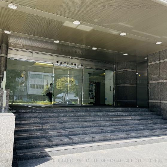 東宝江戸川橋ビルのオフィス出入口