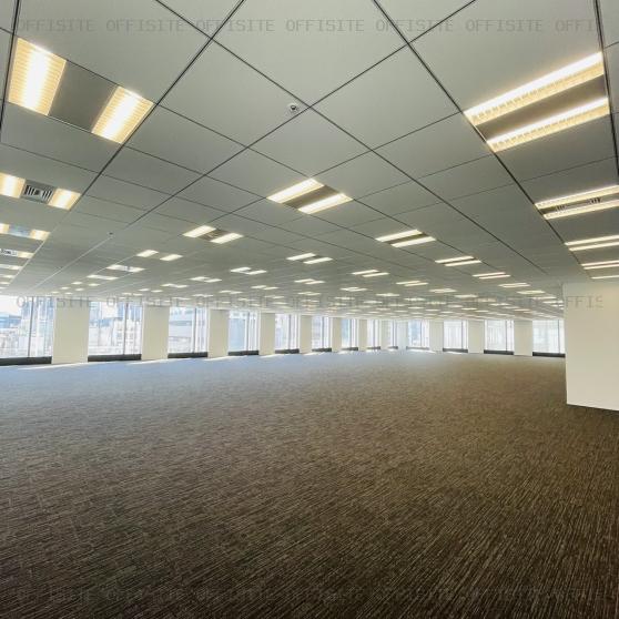 オンワードパークビルの基準階室内(9F 234.04坪)