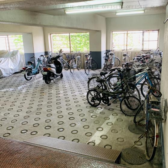 グリーンパークマンションの駐輪スペース