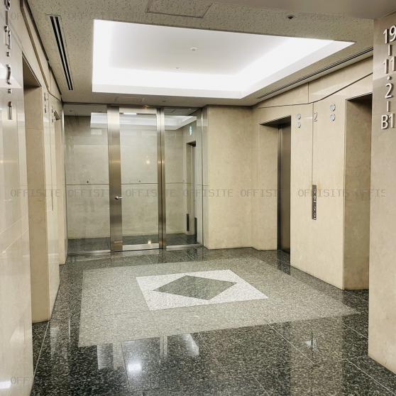 晴海アイランドトリトンスクエアオフィスタワーＷ棟のエレベーターホール