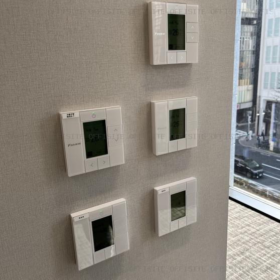 テイケイ新宿ビルヂングの7階貸室内（基準階）空調スイッチ