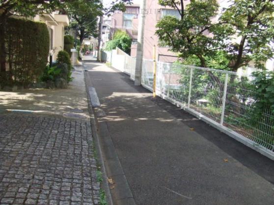 桜井ハウスのビル前面道路