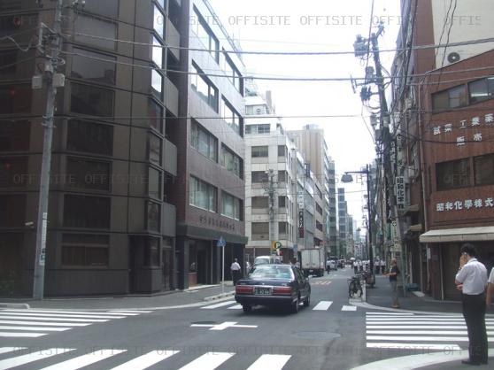 永井ビルのビル前面道路