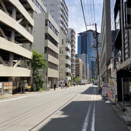 千代田ビルのビル前面道路