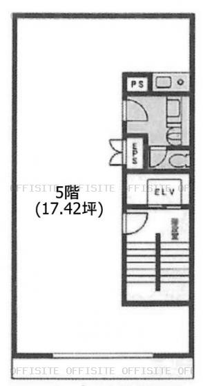第３吉田ビルの5階平面図