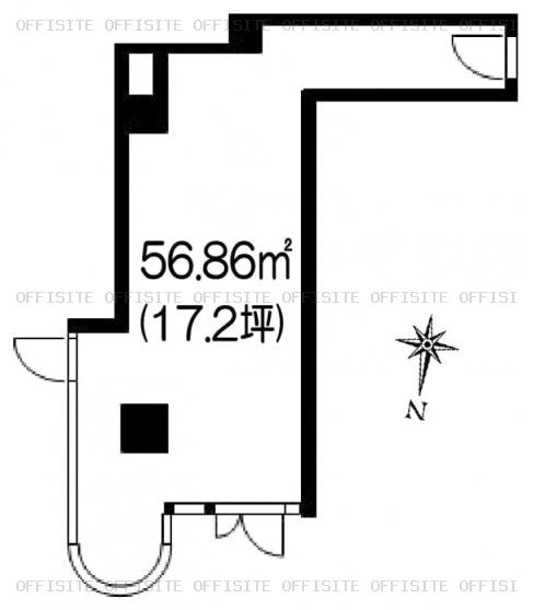 ＹＫＢ新宿御苑の1階 平面図