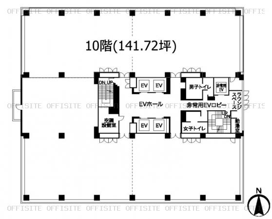 パシフィックマークス横浜イーストの10階 平面図
