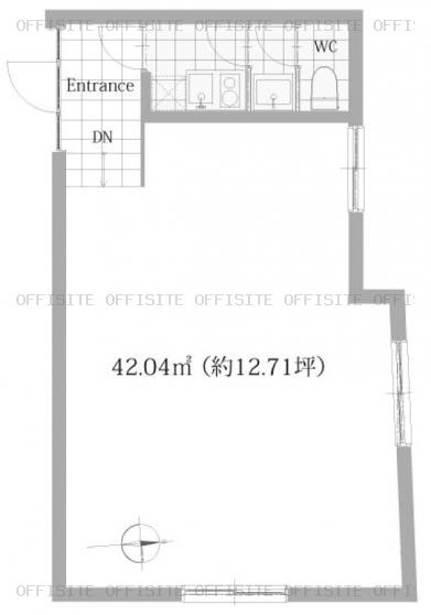 ラピス青山ビルの1階平面図