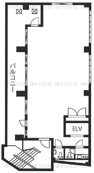 麹町鈴木ビルの5階平面図
