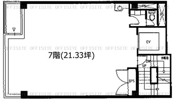 木村実業第２ビルの7階平面図