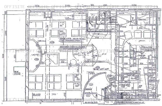 金田中ビルの3階AB号室平面図