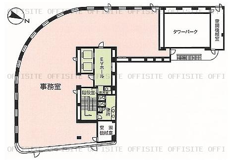赤坂ノアビルの3階平面図