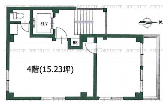 錦糸町第６秦ビルの4階 平面図