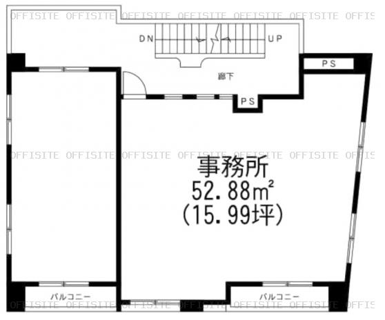 コーポ坂本の2階 平面図
