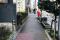 東京凱捷（ガイショウ）ビルの前面歩道
