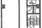 田中電線ビルの5階B号室平面図