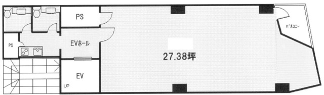 エムジー小伝馬町ビル4F 間取り図