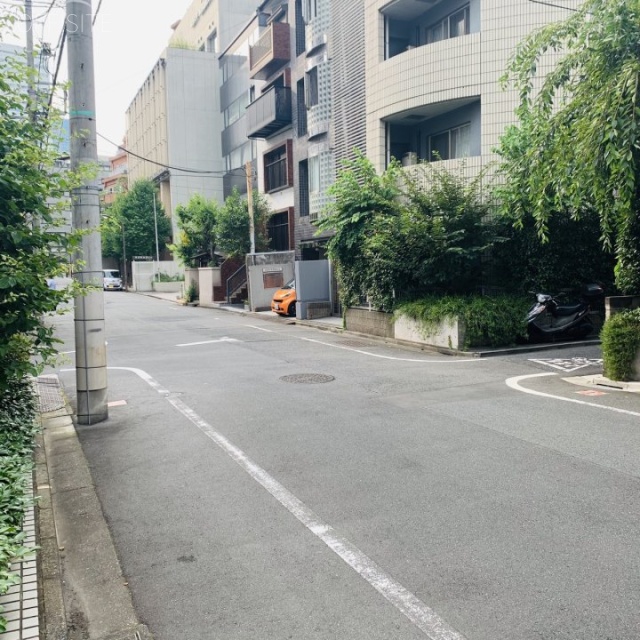 ハイックス平河町 ビル前面道路