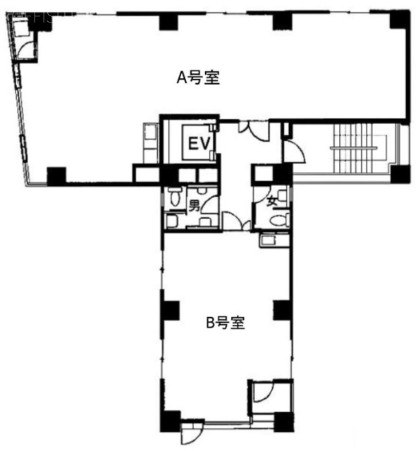 サンデンビルA 間取り図