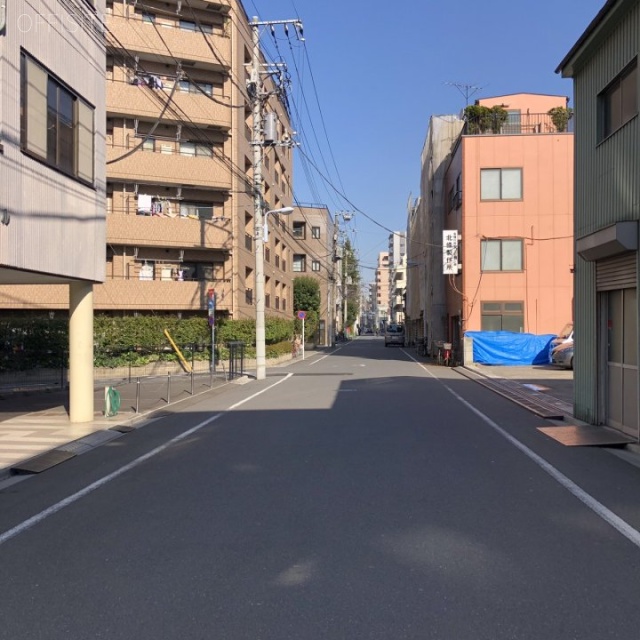 瀬田ビル ビル前面道路