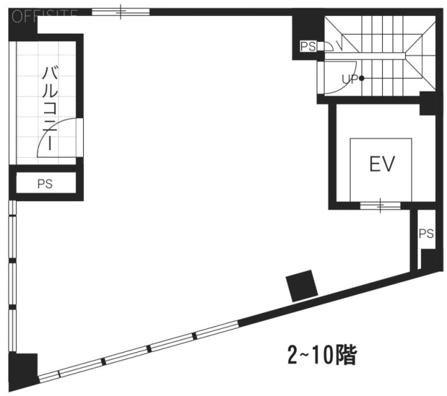 レヴェリー新橋8F 間取り図