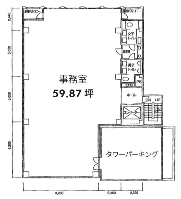 蒲田トーセイビルⅢ10F 間取り図