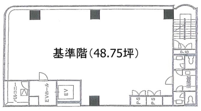 銀座KMビル6F 間取り図