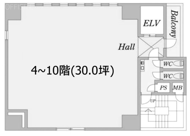 ティアラグレイス銀座タワー5F 間取り図