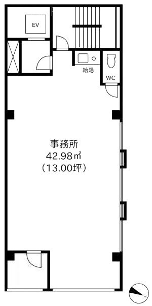 福岡第3ビル7F 間取り図
