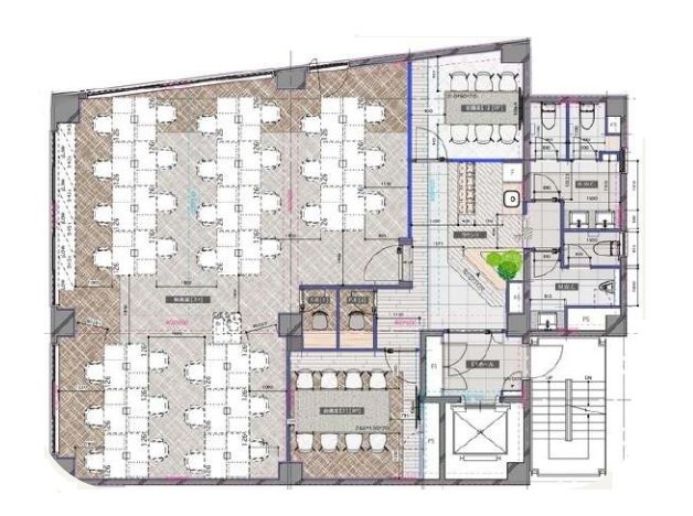 ARZ芝公園ビル1F 間取り図