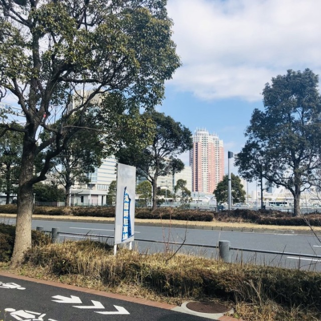 ダイバーシティ東京オフィスタワー ビル前面道路