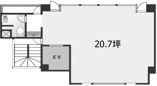 ミクニビル3F 間取り図