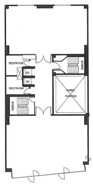 外濠スカイビル302 間取り図