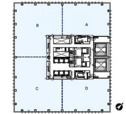 晴海プライムスクエア13F 間取り図