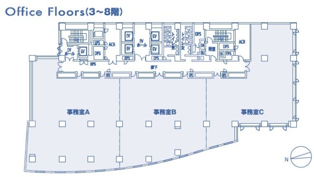 青葉六本木ビルB1F 間取り図