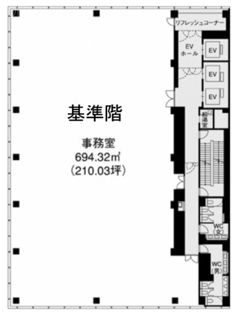 日本橋本町YSビル202 間取り図