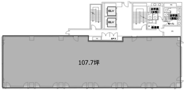 HF日本橋兜町ビルディング8F 間取り図