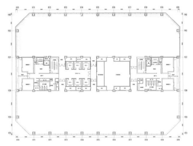 幕張テクノガーデン B棟14F 間取り図